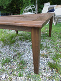 Large Square Wooden Outdoor Table