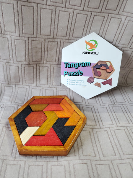 Kingou Wooden Tangram Puzzle