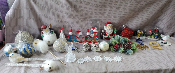Lot of Christmas Decor and Ornaments