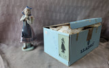 Lladro "Nature's Bounty Girl with Flower Basket" No. 1417 Figurine