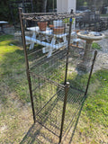 Black Wire Storage Shelf/ Planting Station