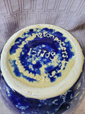 Bennington Pottery Blue Spongeware Mixing Bowl (EEE)