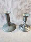 Pair of Metal Candlesticks