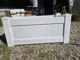 White Vinyl Planter Box