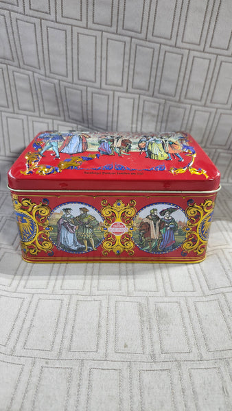 Schumann Tin Cookie Music Box WORKS