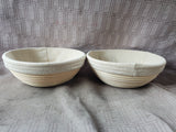 Pair of Wooden Proofing Baskets