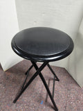 Black Folding Counter Height Stool