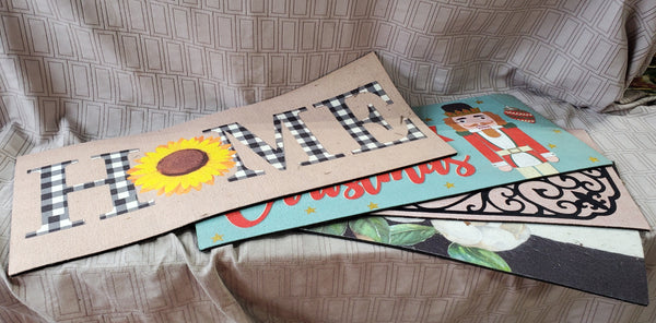 Lot of 4 Switchable Doormats