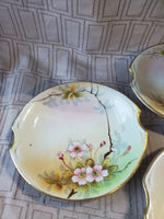 Set of 5 Small Hand Painted Dessert Plates