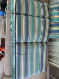 Striped Pair of Hampton Bay Outdoor Chair Cushions