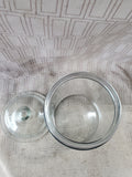 Clear Glass Cookie Jar