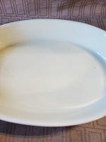 Oblong White Ceramic Baking Dish