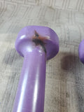 Pair of Small Purple Dumbbells