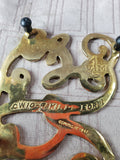 Virginia Metalcrafters Colonial Williamsburg Small Brass King George Trivet