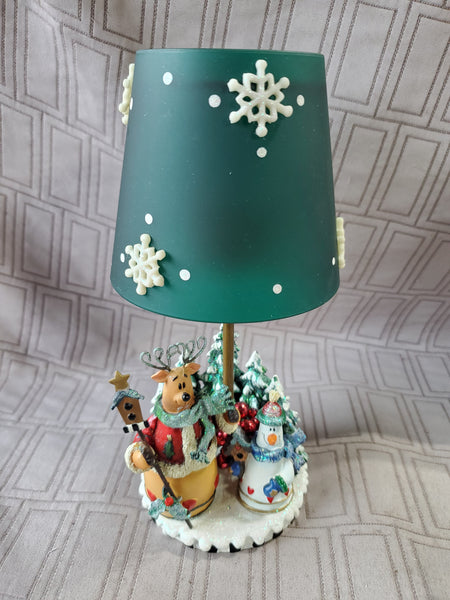 Snowman Tealight Candle Holder