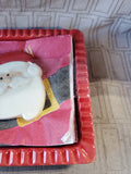 Kirkland's Ceramic Christmas Napkin Holder with Weight