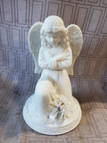 Lighted Porcelain Angel Figurine WORKS