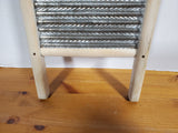 Vintage Columbus Washboard Co. Wood and Metal Washboard