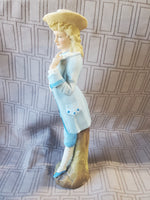 Porcelain Boy in Blue Figurine