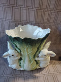 Bunny Rabbit on Cabbage Planter