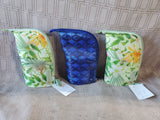 Lot of 3 Camouflage London Company Cosmetic Bags (B) APPEAR UNUSED
