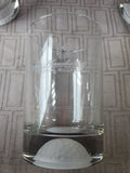 Set of 3 Colonial Williamsburg Golden Horseshoe Golf Club Whiskey Glasses