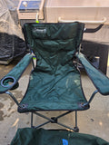 Coleman Green Folding Arm Chair w/Carry Bag