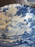 Set of 5 Bluebrook Blue White Soup Bowls