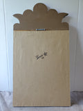 Blueberry Plant Painting on Wood Signed T. Sears