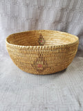 Vintage Native American Folk Art Woven Basket