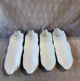 Set of 4 California Pottery Corn on the Cob Holders