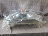 Silverplate Chafing Dish with Glass Insert