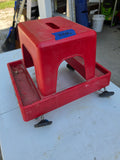 Red Mechanics Roller Seat
