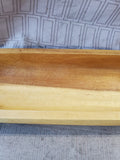 Crate & Barrel Wooden Baguette Tray