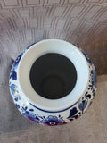 Blue and White Ceramic Vase (B)