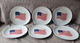 10 Piece Plastic Americana Dinner and Salad Plate Set