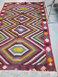 Anatolian Style Geometric Pattern Rug