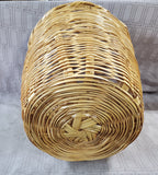 Wicker Woven Waste Basket