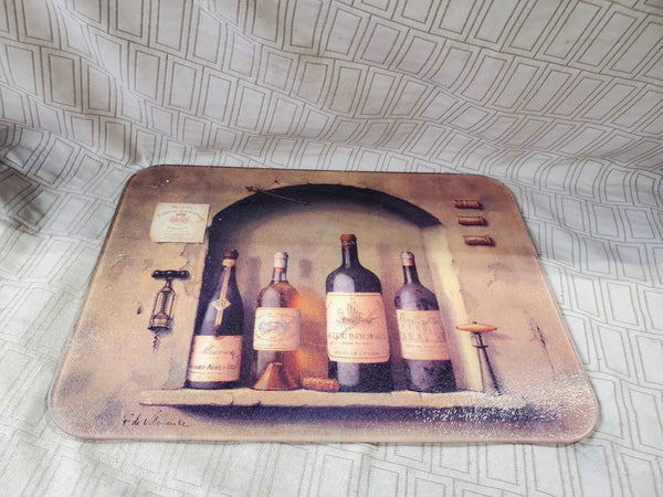 Rectangular Pimpernel Wine Bottle Glass Counter Saver