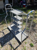 2-Bag Golf Organizer Rack w/Shelving