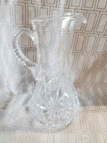 Heavy Clear Glass Pitcher