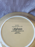 Pair of Debby Segura Sorrento Stoneware Yellow Dinner Plates (B)