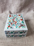 Asian Inspired Ceramic Trinket Box
