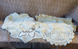 (B) Lot of Crochet Doilies