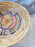Hand Woven Geometric Pattern Basket