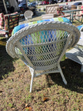 Three Piece All Weather Wicker Lounge Set w/Cushions