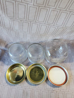 Lot of 3 Canning Jars