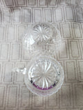 Atlantis Crystal Creamer and Sugar Set