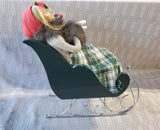 (FFF) Byers' Choice Carolers "Couple in Sleigh" Figurine