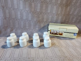 Set of 4 Mini Porcelain Salt and Pepper Shakers